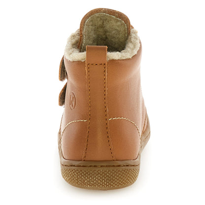NATURINO BUBBLE Weit Stiefel in warmem Cognac, perfekt für den Alltag