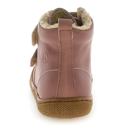 Bequeme NATURINO Stiefel BUBBLE Weit in Altrosa mit gefüttertem Schaft für optimalen Schutz