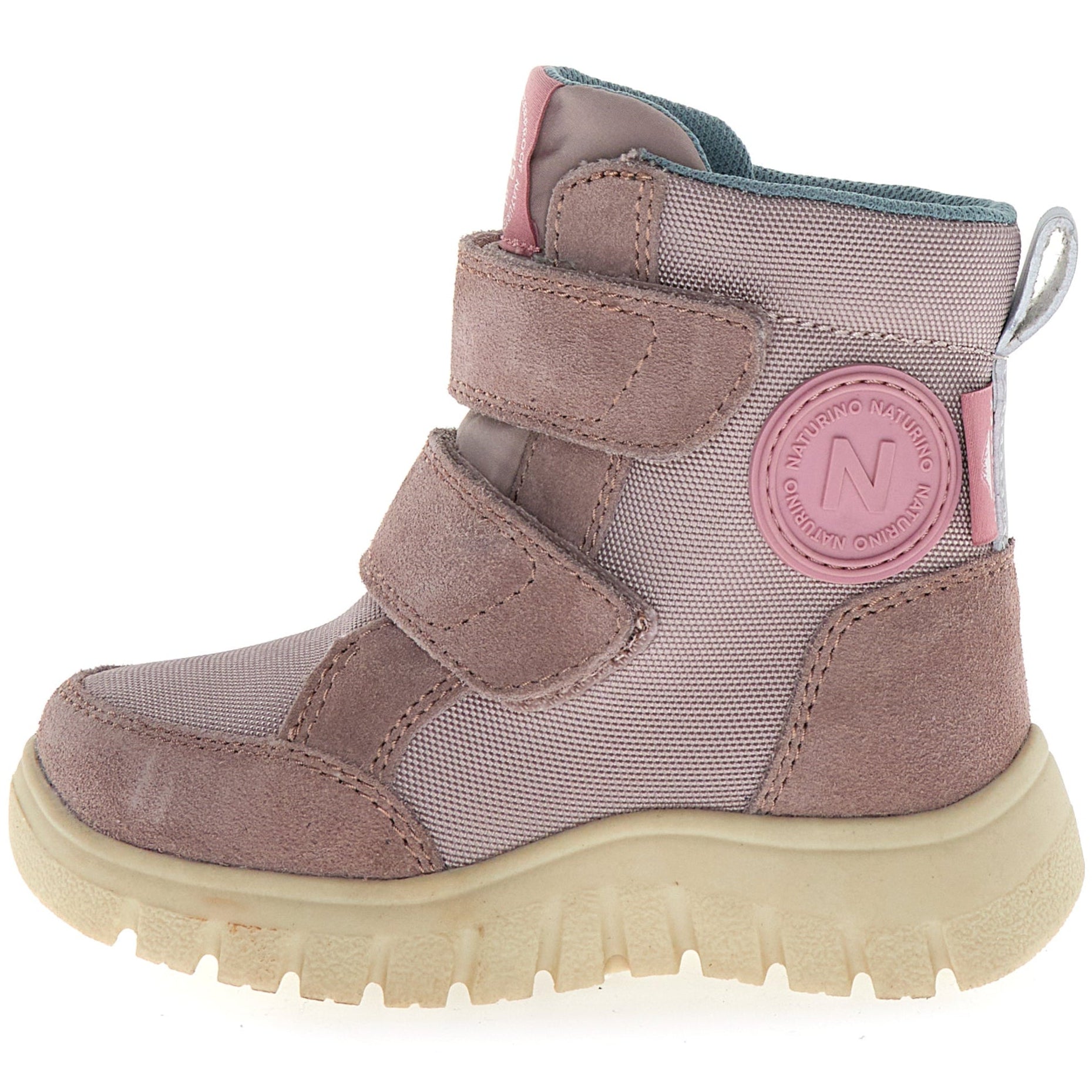 NATURINO NATURTEX Stiefel GEMINAE in altrosa mit wetterfester Oberfläche