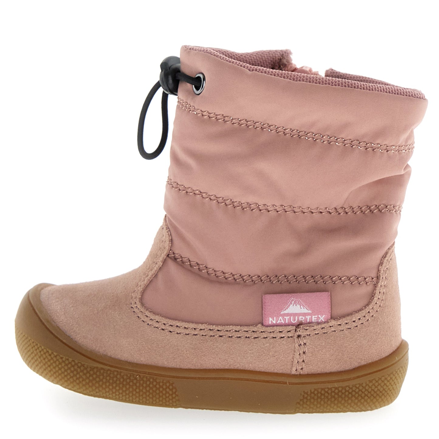 NATURINO NATURTEX Barfuß Stiefel HOCHALPEN in leuchtendem Rosa mit atmungsaktivem Material