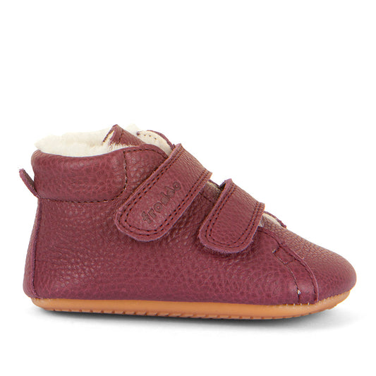 FRODDO PreWalker G1130013-19 bordeaux baby shoes with soft sole and cute design