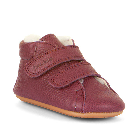 High-quality FRODDO PreWalker G1130013-19 bordeaux shoes for babies learning to walk