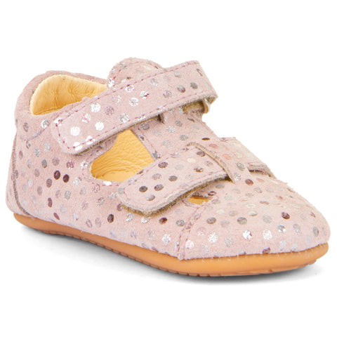 Adorable FRODDO PreWalker Halbsandale G1140003-18 for little girls in pink