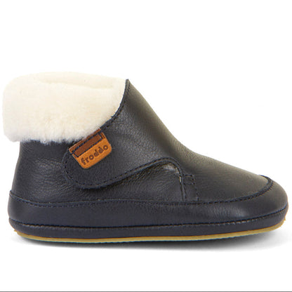 FRODDO PREWALKER G1160003-6 in dunkelblau, einfaches Design für kleine Kinderfüße