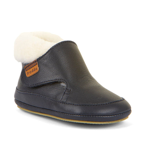 Weiche und flexible Sohle des FRODDO PREWALKER G1160003-6 in dunkelblau, ideal für erste Schritte