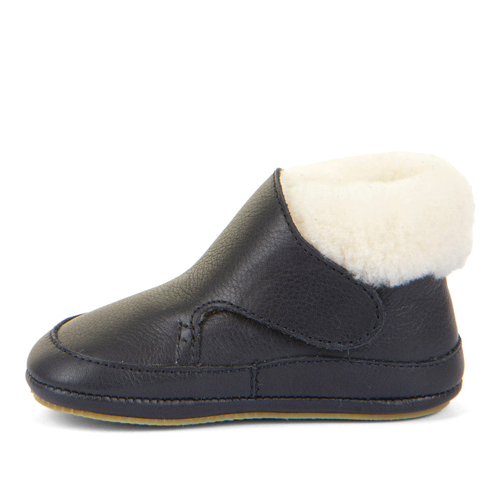 Bequeme Kinderschuhe FRODDO PREWALKER G1160003-6 in dunkelblau mit atmungsaktivem Material