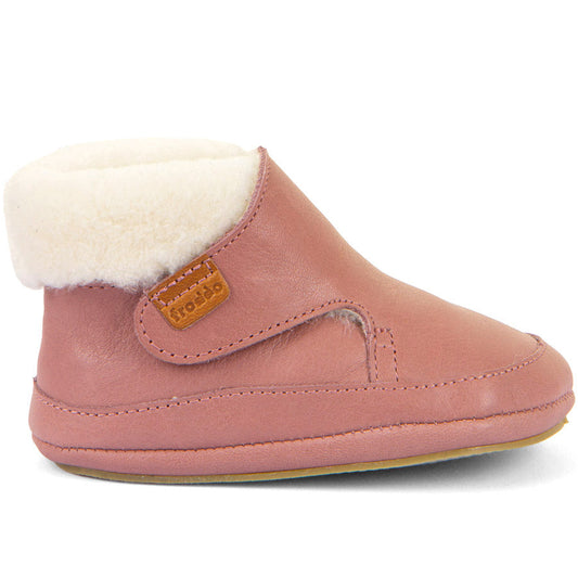 FRODDO PREWALKER G1160003 in altrosa mit weichem Lederobermaterial