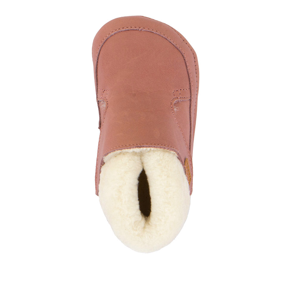 Atmungsaktive FRODDO PREWALKER G1160003 mit stilvollem Altrosa-Farbschema und robustem Aufbau