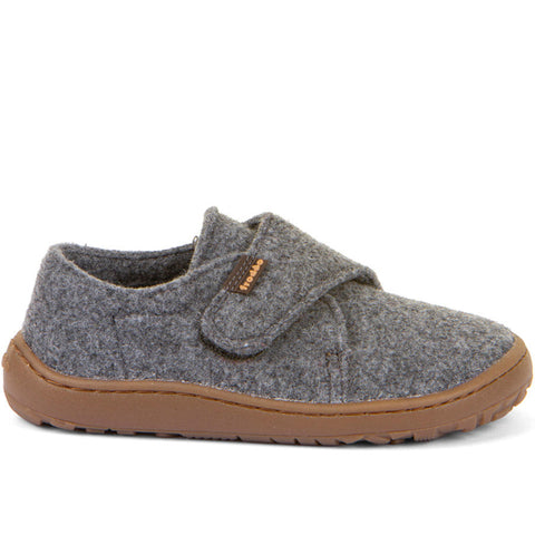 FRODDO Barfußschuh Hausschuh G1700420-4 in grau mit weicher Sohle für maximalen Komfort