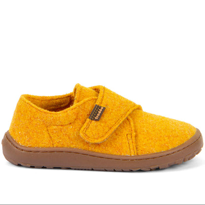 FRODDO Barfußschuh Hausschuh G1700420-6 in leuchtendem Gelb mit weicher Sohle