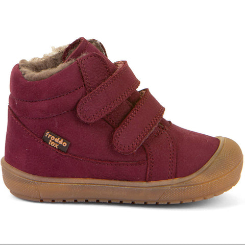 FRODDO TEX Knöchelschuh G2110138-12 in Bordeaux aus robustem Leder