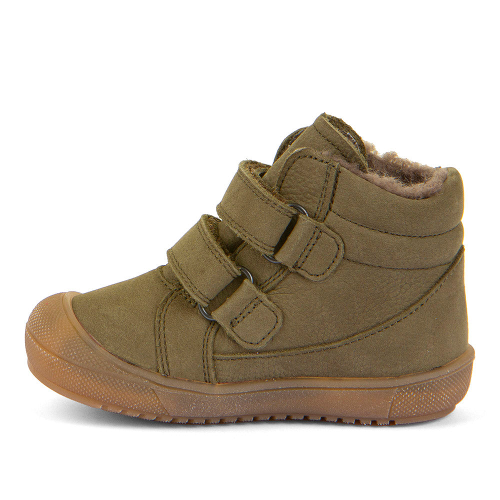 FRODDO TEX Knöchelschuh G2110138-14 in Oliv mit strapazierfähiger Oberfläche und bequemer Passform