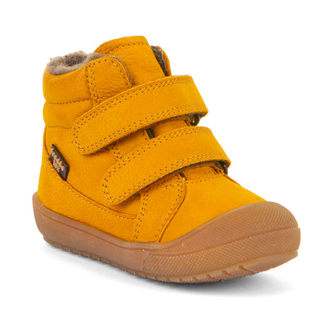 FRODDO TEX Knöchelschuh G21100138-5 - curry: Children's waterproof ankle shoe in yellow-brown color