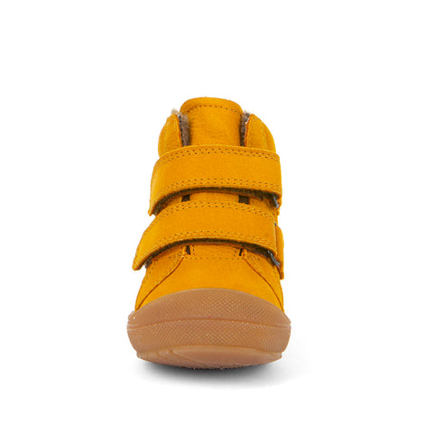 Curry-colored FRODDO TEX Knöchelschuh G21100138-5 with durable rubber outsole and waterproof membrane for all-weather protection