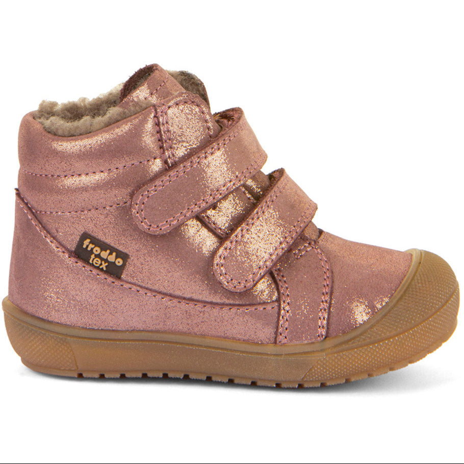 FRODDO TEX Knöchelschuh G2110138-9 in rosegold mit weichem Leder 