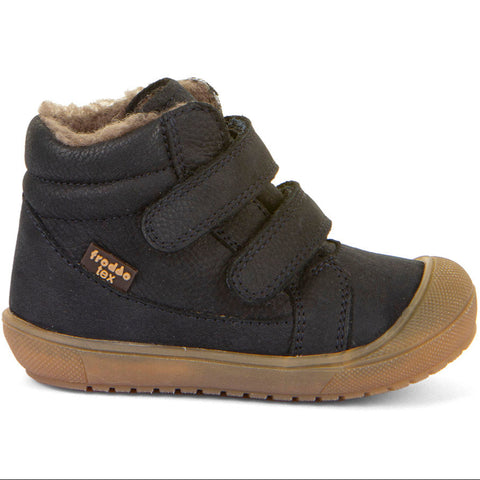 FRODDO TEX Knöchelschuh G21100138 in navy and hellblau colorway, front view, perfect for outdoor activities and casual wear