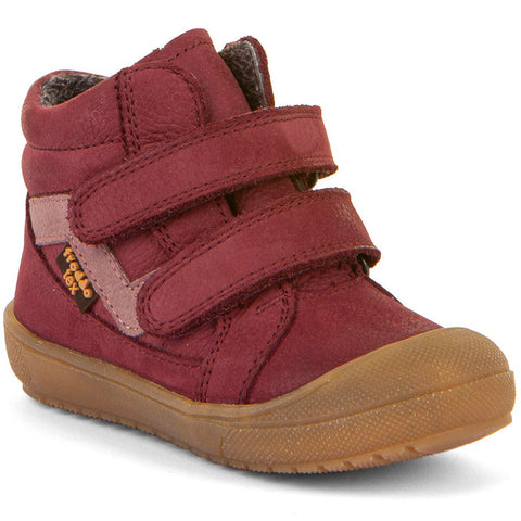 FRODDO TEX Knöchelschuh G21100139-2 in beere and altrosa colors, a stylish and waterproof ankle shoe for girls