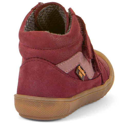 FRODDO TEX Knöchelschuh G21100139-2 - beere / altrosa is a high-quality ankle shoe in deep berry and soft pink color, perfect for all-day comfort and style