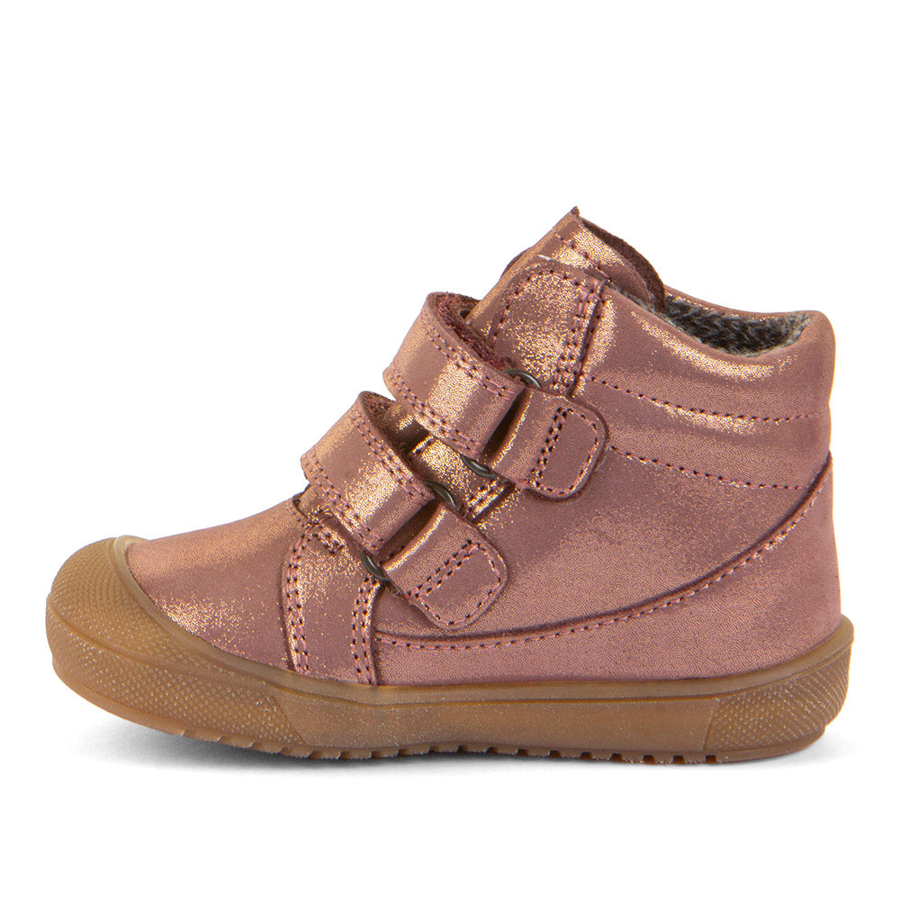 Hochwertiger G2110139-8 Knöchelschuh in roségold mit schimmernden Glitzereffekten, ideal für besondere Anlässe