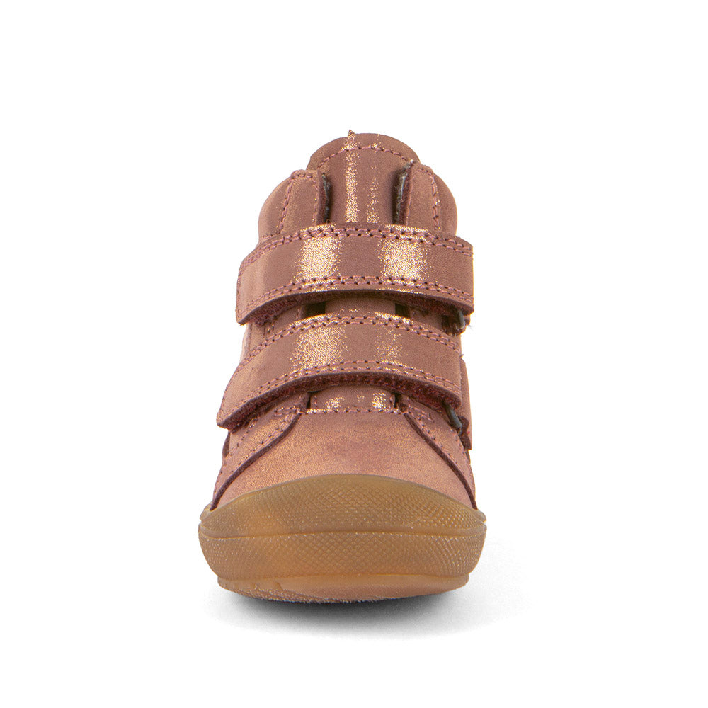Stylischer G2110139-8 Knöchelschuh in roségold mit Glitzer, geeignet für festliche Anlässe für Kinder