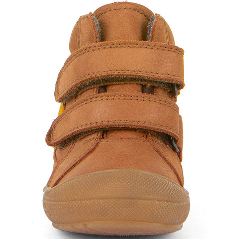 Fashionable FRODDO TEX Knöchelschuh G21100139 - cognac / curry kids' shoes with supportive ankle design