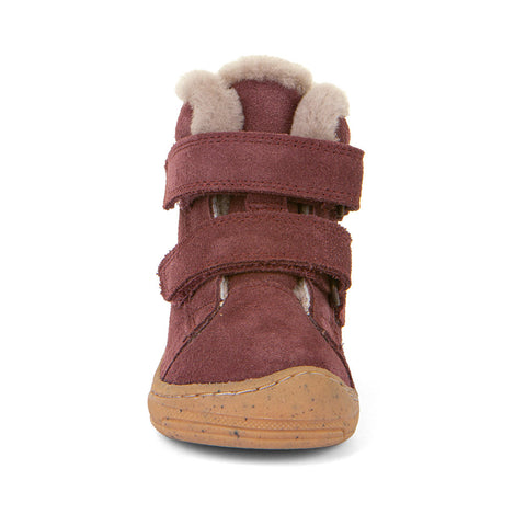 Warm and waterproof FRODDO Stiefel G2110141-1 - bordeaux boots for all-day comfort