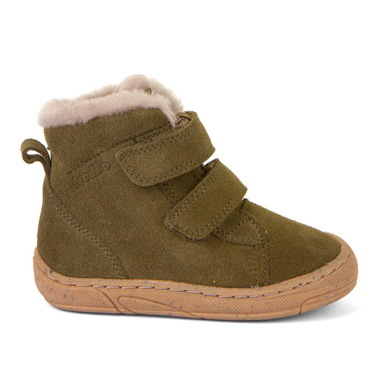 FRODDO Stiefel G2110141-3 - oliv kids' boots in olive green with durable rubber sole and warm lining