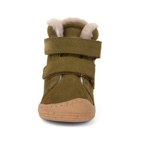 Fashionable and practical FRODDO Stiefel G2110141-3 - oliv boots for little adventurers