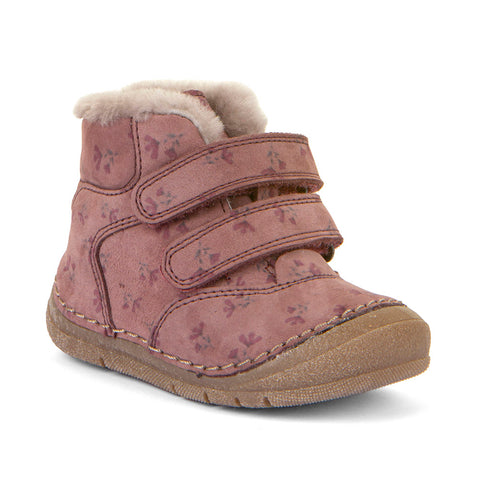 Bequemer Knöchelschuh aus hochwertigem Material in zartem Altrosa