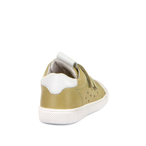 FRODDO Halbschuh G2130316-16 - oliv / weiß - comfortable and stylish olive and white half shoe for kids