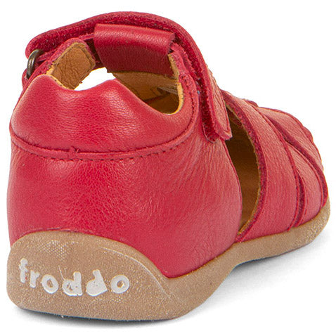 Red FRODDO Halbsandale G2150189-5 featuring comfortable and stylish design for kids