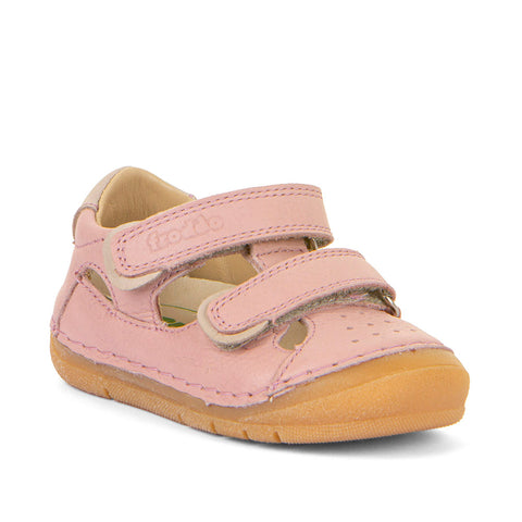  Komfortable und modische Sommerschuhe für Mädchen in rosa und beige 