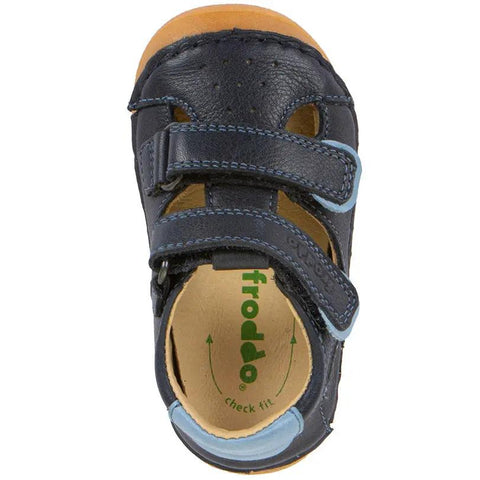 FRODDO Halbsandale G2150208 - navy / hellblau by FRODDO