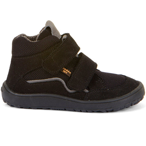 Black FRODDO TEX Barfuß Knöchelschuh G3110254-11 for barefoot walking, with durable design and comfortable fit