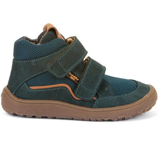 Petrol and cognac FRODDO TEX barfuß Knöchelschuh G3110254-13, a stylish and comfortable ankle shoe for barefoot walking