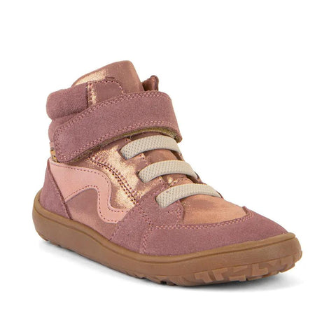 FRODDO TEX Barfuß Knöchelschuh G3110265-6 - altrosa / rosa