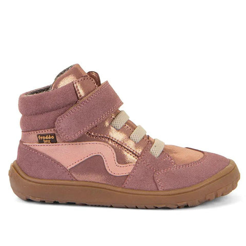 FRODDO TEX Barfuß Knöchelschuh G3110265-6 - altrosa / rosa