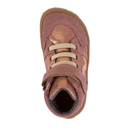 FRODDO TEX Barfuß Knöchelschuh G3110265-6 - altrosa / rosa