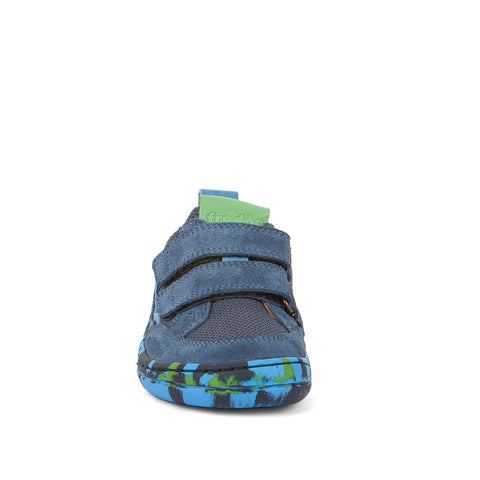 Bequemer FRODDO Barfußschuh Halbschuh G3130245 in blau und grün