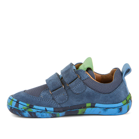 Hochwertiger FRODDO Barfußschuh Halbschuh G3130245 in blau und grün
