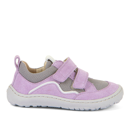 Barfußschuh Halbschuh G3130260- 9 - flieder / grau für Kinder mit flexiblem Sohlenaufbau