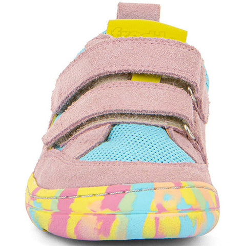 FRODDO Barfußschuh Halbschuh G3130261-2 - rosa / türkis / bunt