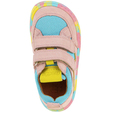 FRODDO Barfußschuh Halbschuh G3130261-2 - rosa / türkis / bunt