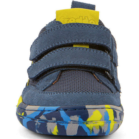 FRODDO Barfußschuh Halbschuh G3130261-3 - blau / kiwi / bunt by FRODDO
