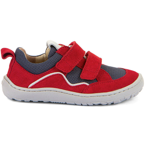 FRODDO Barfußschuh Halbschuh G3130271-18 - rot / blau / grau