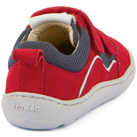 FRODDO Barfußschuh Halbschuh G3130271-18 - rot / blau / grau