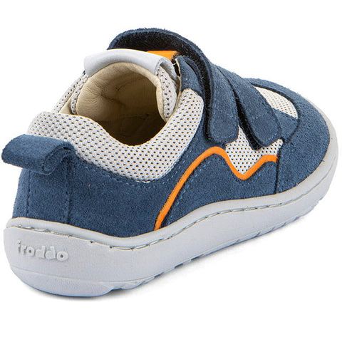 FRODDO Barfußschuh Halbschuh G3130271-29 - blau / grau / orange