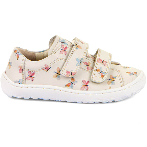 FRODDO Barfußschuh Halbschuh G3130284-24 - créme / Schmetterlinge