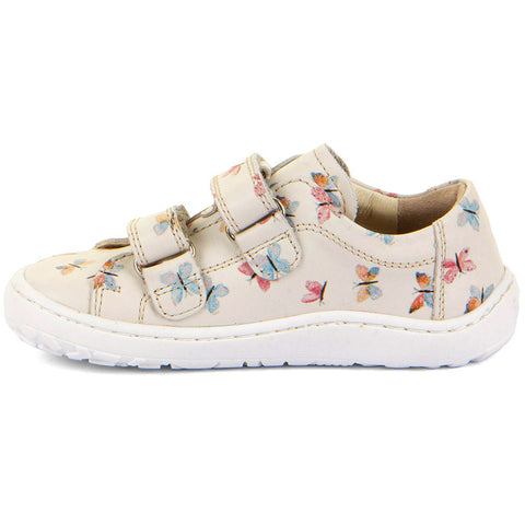 FRODDO Barfußschuh Halbschuh G3130284-24 - créme / Schmetterlinge