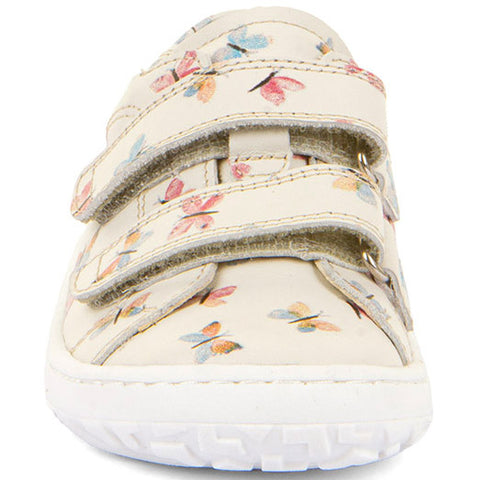 FRODDO Barfußschuh Halbschuh G3130284-24 - créme / Schmetterlinge